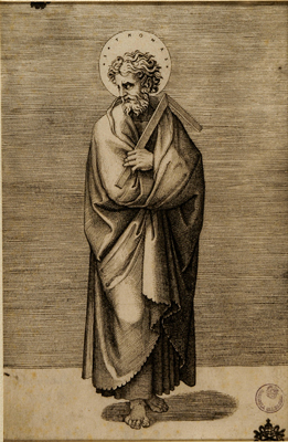 Raimondi Marcantonio - San Tommaso (dalla serie: Gesù Cristo e gli Apostoli)